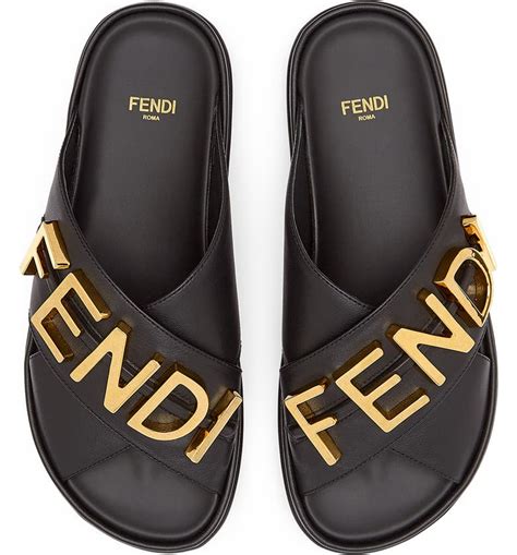 fendi roma slides|fendi platform slides.